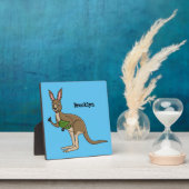 Cute happy Australian kangaroo illustratie Fotoplaat (Insitu)