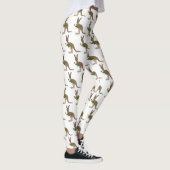 Cute happy Australian kangaroo illustratie Leggings (Rechts)