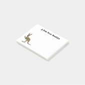 Cute happy Australian kangaroo illustratie Post-it® Notes (Schuin)