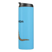 Cute happy Australian kangaroo illustratie Thermosbeker (Geroteerd rechts)