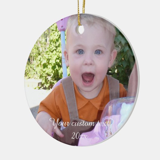 Cute happy baby - creëer je eigen keramisch ornament (Links)