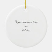 Cute happy baby - creëer je eigen keramisch ornament (Achterkant)