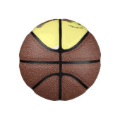 Cute happy baby gorilla cartoon illustratie basketbal (Rechts)