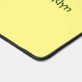 Cute happy baby gorilla cartoon illustratie bureaumat (Hoek)