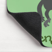 Cute happy baby gorilla cartoon illustratie muismat (Hoek)