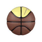 Cute happy baby hert cartoon illustratie basketbal (Rechts)