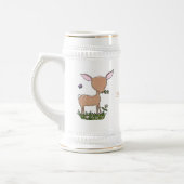 Cute happy baby hert cartoon illustratie bierpul (Links)