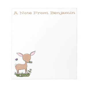 Cute happy baby hert cartoon illustratie notitieblok