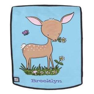 Cute happy baby hert cartoon illustratie rugtassen