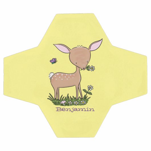 Cute happy baby hert cartoon illustratie voetbal (Enkel)