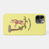 Cute happy baby orangutan cartoon illustratie Case-Mate iPhone case (Achterkant (horizontaal))