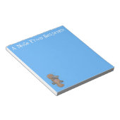 Cute happy baby platypus cartoon illustratie notitieblok (Schuin)