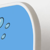 Cute happy baby platypus cartoon illustratie pickleball paddle (Links Detail)