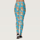 Cute happy bebaarzen dradenhagedis cartoon leggings (Achterkant)