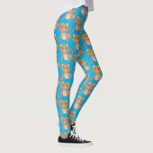 Cute happy bebaarzen dradenhagedis cartoon leggings (Rechts)