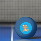 Cute happy bebaarzen dradenhagedis cartoon pingpongbal (Net)