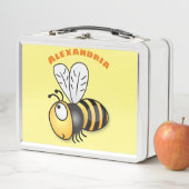 Cute happy bee cartoon illustratie (In situ)