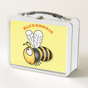 Cute happy bee cartoon illustratie