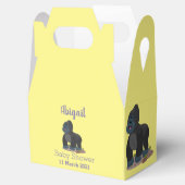 Cute happy big gorilla cartoon illustratie bedankdoosjes (Geopend)