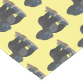 Cute happy big gorilla cartoon illustratie korte tafelloper (Hoek)