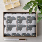 Cute happy big gorilla cartoon illustratie tissuepapier (Geschenk)