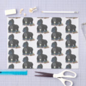 Cute happy big gorilla cartoon illustratie tissuepapier (Craft)