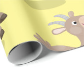 Cute happy billy cartoon cadeaupapier (Rol Hoek)