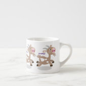 Cute happy billy cartoon espresso kop (Rechts)