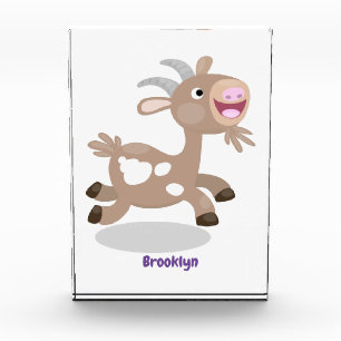 Cute happy billy cartoon fotoblokken