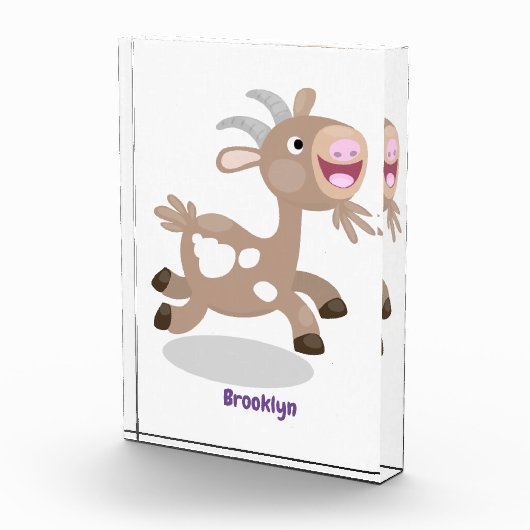 Cute happy billy cartoon fotoblokken (Rechts)