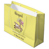 Cute happy billy cartoon groot cadeauzakje (Voorkant Gekanteld)