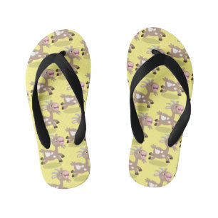 Cute happy billy cartoon kinder teenslippers