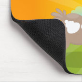 Cute happy billy cartoon muismat (Hoek)