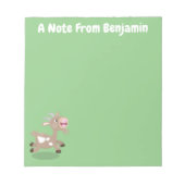 Cute happy billy cartoon notitieblok (Voorkant)