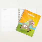 Cute happy billy cartoon planner (Display)