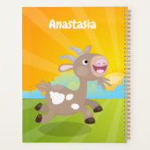 Cute happy billy cartoon planner (Achterkant)