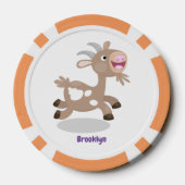 Cute happy billy cartoon poker chips (Achterkant)