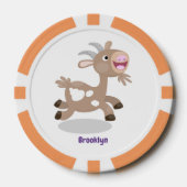 Cute happy billy cartoon poker chips (Voorkant)