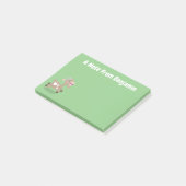 Cute happy billy cartoon post-it® notes (Schuin)