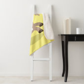 Cute happy billy cartoon sherpa deken (In situ)