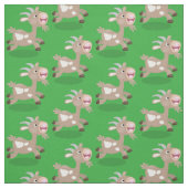 Cute happy billy cartoon stof (Swatch)