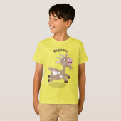Cute happy billy cartoon t-shirt (Voorkant volledig)