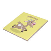 Cute happy billy cartoon tegeltje (Zijkant)