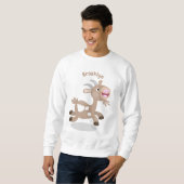 Cute happy billy cartoon trui (Voorkant volledig)