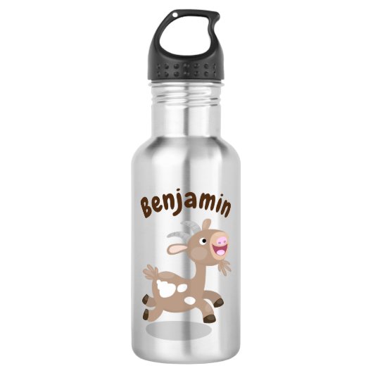 Cute happy billy cartoon waterfles  (Voorkant)