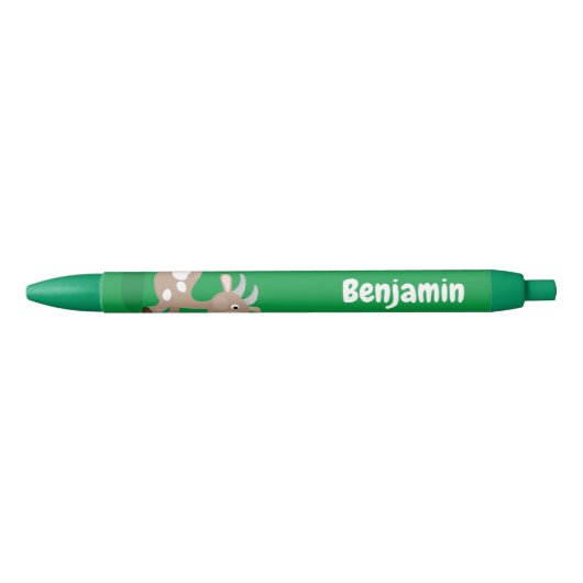 Cute happy billy cartoon zwarte inkt pen (Voorkant)