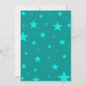 Cute Happy Birthday Boy Alpacas in Blauwgroen Sera Bedankkaart (Achterkant)