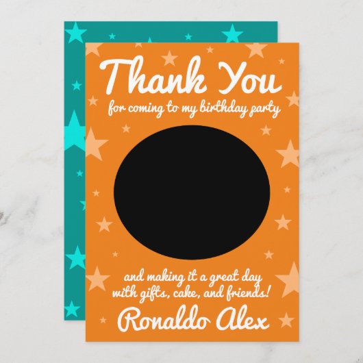 Cute Happy Birthday Boy Alpacas in Blauwgroen Sera Bedankkaart (Voorkant / Achterkant)