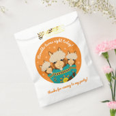 Cute Happy Birthday Boy Alpacas in Blauwgroen Sera Bedankzakje (Gezegeld)