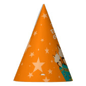 Cute Happy Birthday Boy Alpacas in Blauwgroen Sera Feesthoedjes (Links)